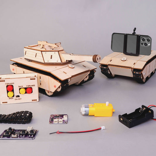 Zea Post RC TankCam, Tank and Camera Mode, Educational STEM Kit