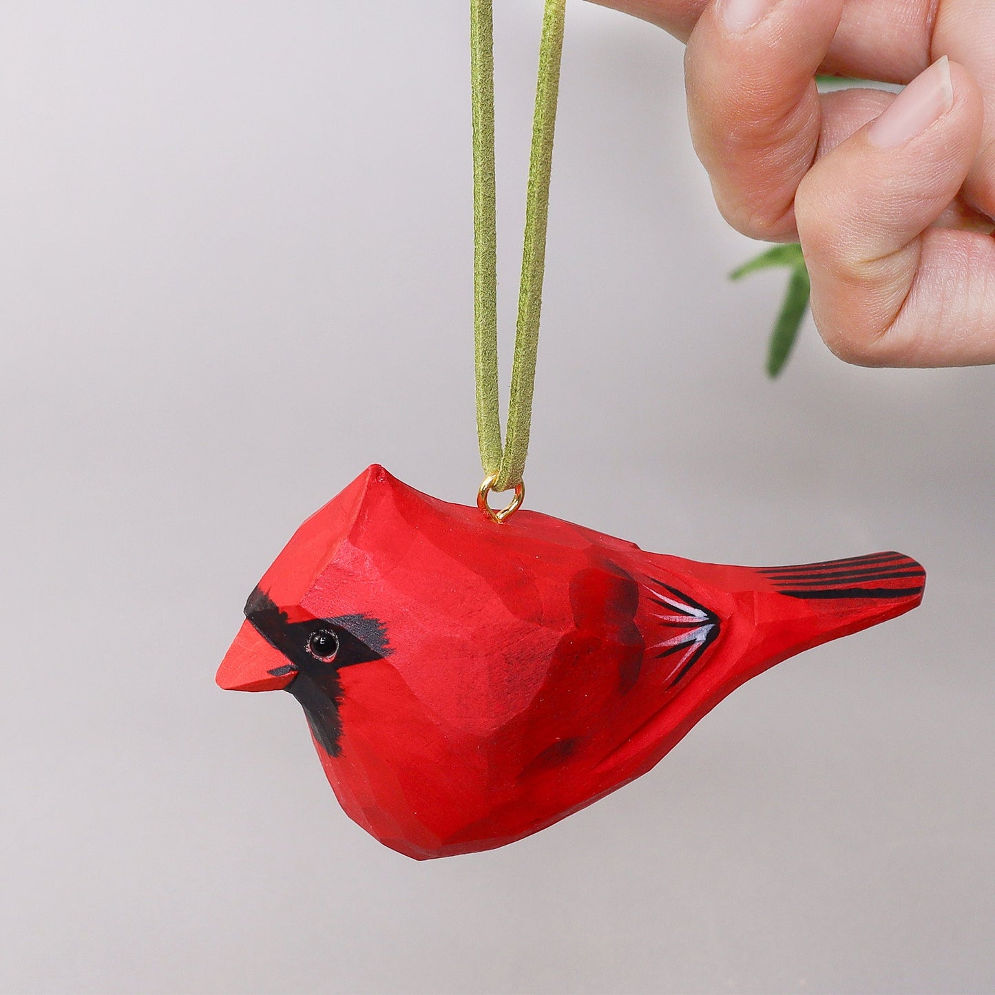 Zea Post Hand-Carved Cardinal Bird DIY Painting Kit – Nature-Inspired Decor & Gifts